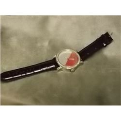 WATCH - NEW  - DIAMOND KING - WORKING WITH 6 GENUINEDIAMONDS INSET INTO FACE