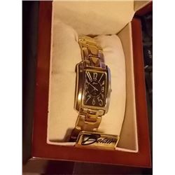 BELAIR WATCH - IN ORIGINAL WOOD BOX - ENGRSVED ON BACK "25 YEARS OF SERVICE"