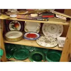 SHELF LOT OF CHINA - ASSORTED