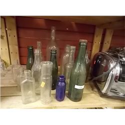 VINTAGE COLLECTOR BOTTLES - 15 PC