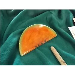 ALABASTER STONE FRUIT - WATERMELON SLICE