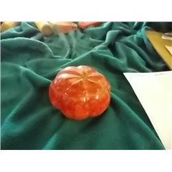 ALABASTER STONE FRUIT - TOMATO - WOOD STEM