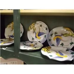 HAND PAINTED ITALIAN PLATES - 6 TTL