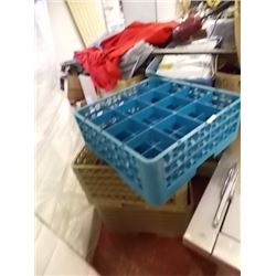 COMMERCIAL DISHWASHER TRAYS - 3 TOTAL