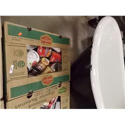 BANANA BOX OF ASSORTED FOODS