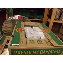 BANANA BOX OF ASSORTED FOODS