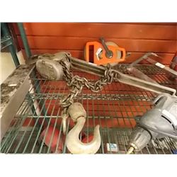 CHAIN COME-A-LONG - ALUMINUM - 1 ½ TON