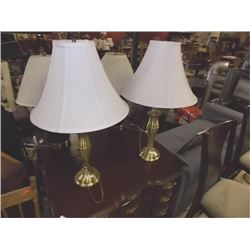 BRASS TABLE LAMPS - 2