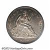 Image 1 : 1839 50C No Drapery AU58 PCGS.