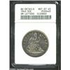 Image 1 : 1840 50C Reverse of 1839--Cleaned--ANACS. AU Details, Net XF45.