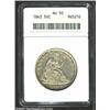 Image 1 : 1843 50C AU50 ANACS.