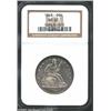 Image 1 : 1843 50C MS61 NGC.