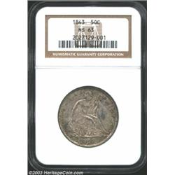 1843 50C MS63 NGC.