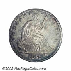1846 50C 6 Over Horizontal 6 MS62 NGC.