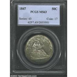 1847 50C MS63 PCGS.