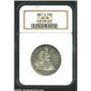 Image 1 : 1847-O 50C AU58 NGC.