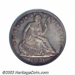 1851 50C MS63 PCGS.
