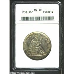 1852 50C MS60 ANACS.