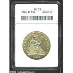 1856-O 50C AU55 ANACS.