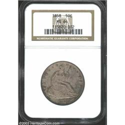 1858 50C MS64 NGC.