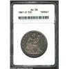 Image 1 : 1861-O 50C AU58 ANACS.