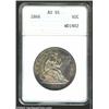 Image 1 : 1866 50C AU55 ANACS.