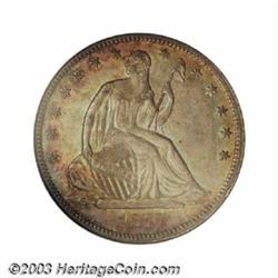 1877/6 50C AU58 ANACS.
