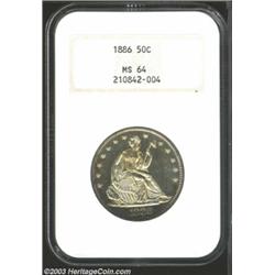 1886 50C MS64 NGC.