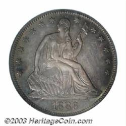 1886 50C MS65 PCGS.