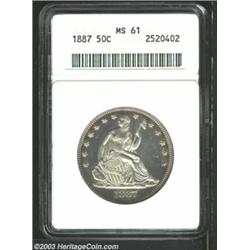 1887 50C MS61 ANACS.
