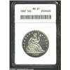 Image 1 : 1887 50C MS61 ANACS.