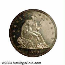 1863 50C PR65 PCGS.