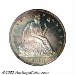 1864 50C PR64 PCGS.