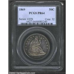 1869 50C PR64 PCGS.