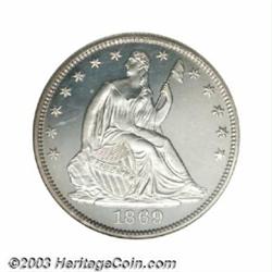 1869 50C PR65 NGC.