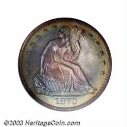 1870 50C PR65 NGC.