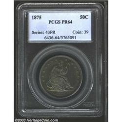 1875 50C PR64 PCGS.