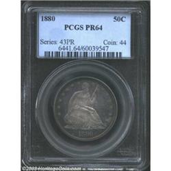 1880 50C PR64 PCGS.