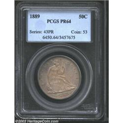 1889 50C PR64 PCGS.