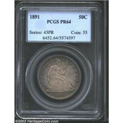 1891 50C PR64 PCGS.