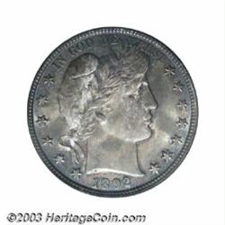 1892 50C MS65 PCGS.