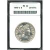 Image 1 : 1898-S 50C MS62 ANACS. ANACS has incorrectly assigned the denomination as a Dollar.