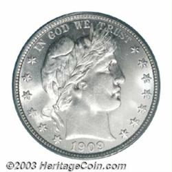 1909-S 50C MS67 PCGS.