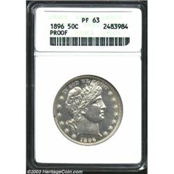 1896 50C PR63 ANACS.