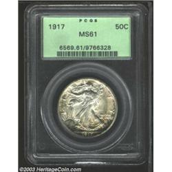 1917 50C MS61 PCGS.