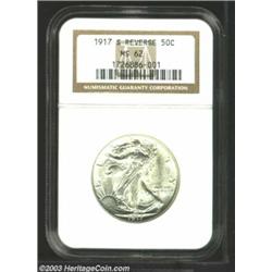 1917-S 50C Reverse MS62 NGC.