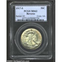 1917-S 50C Reverse MS62 PCGS.