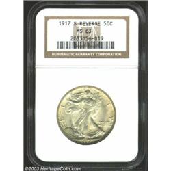 1917-S 50C Reverse MS63 NGC.