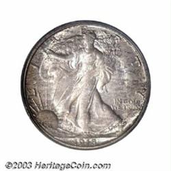 1918-S 50C MS64 PCGS.