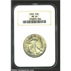 1920 50C MS64 NGC.